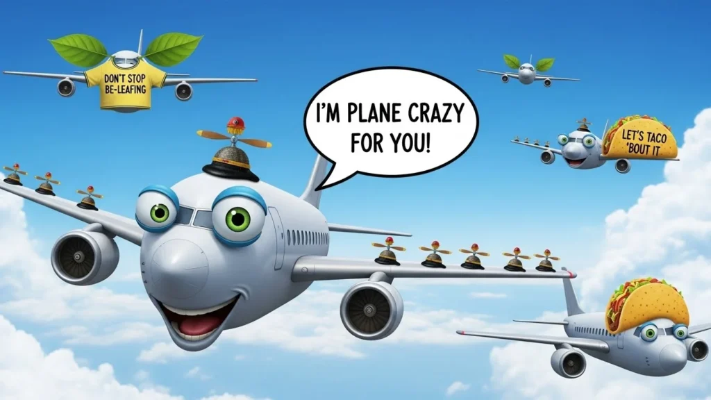 Airplane puns for funny conversations and quick laughs