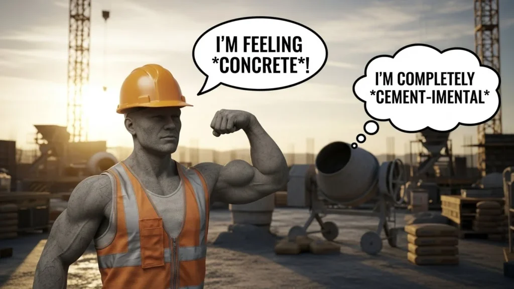 Cement puns for fun conversations with friends