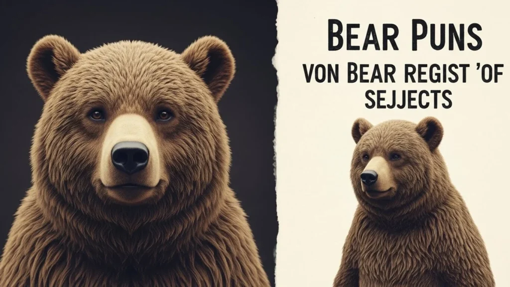 Cute bear puns for sweet conversations