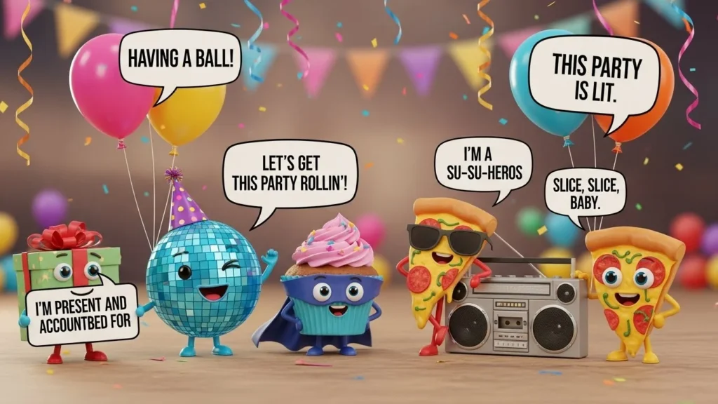 Funny Birthday Party Puns for Friends and Family