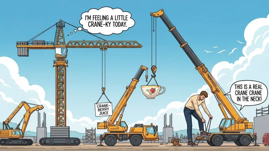 Funny Crane Puns for Construction Lovers