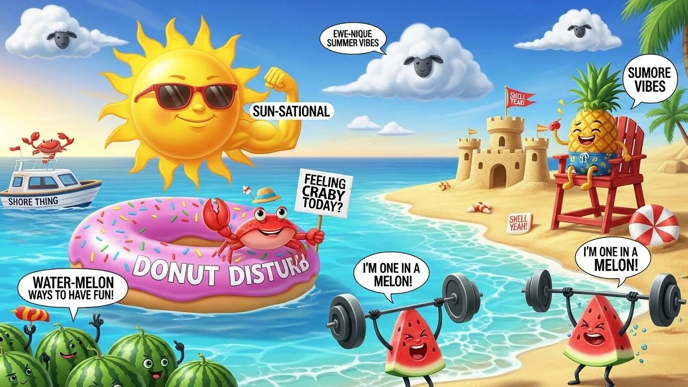 Funny Summer Beach Puns to Make Waves