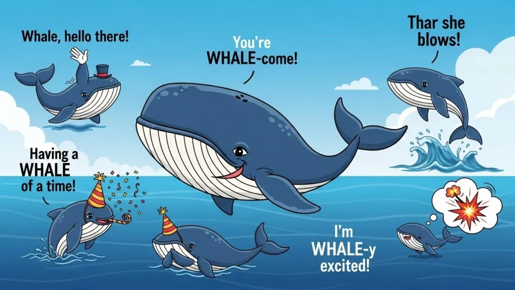Funny Whale Puns for Texting and Messaging