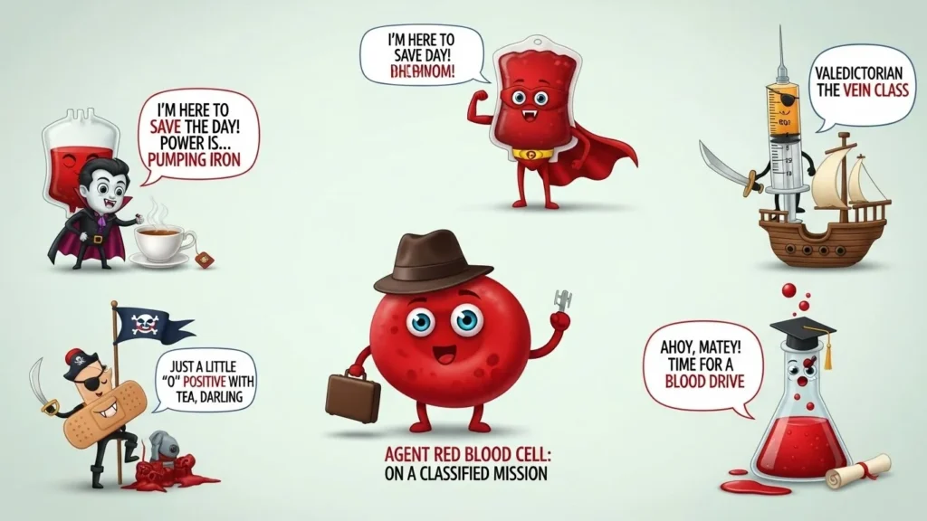 Funny blood puns for flirty conversations