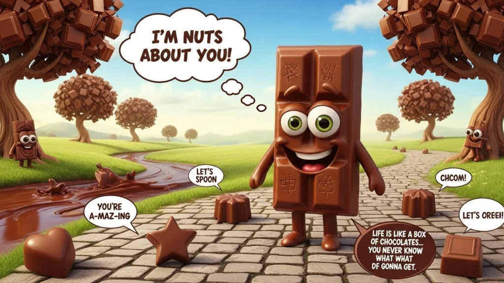 Funny chocolate puns for everyday conversations