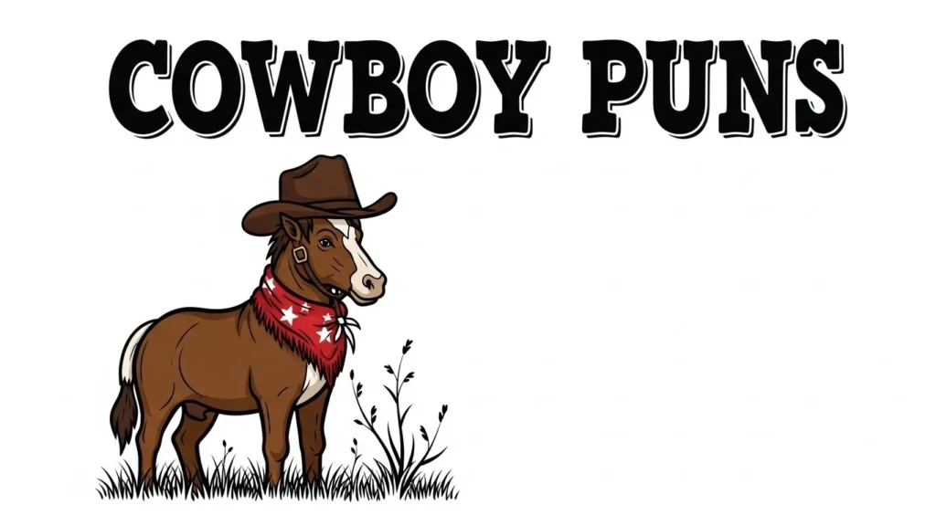 Funny cowboy puns for everyday conversations