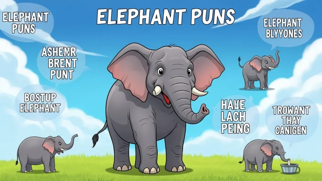 Funny elephant puns for everyday laughs and chats
