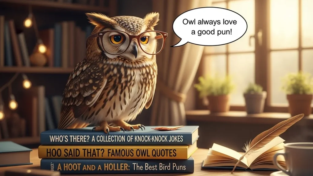 Funny owl puns for everyday conversations