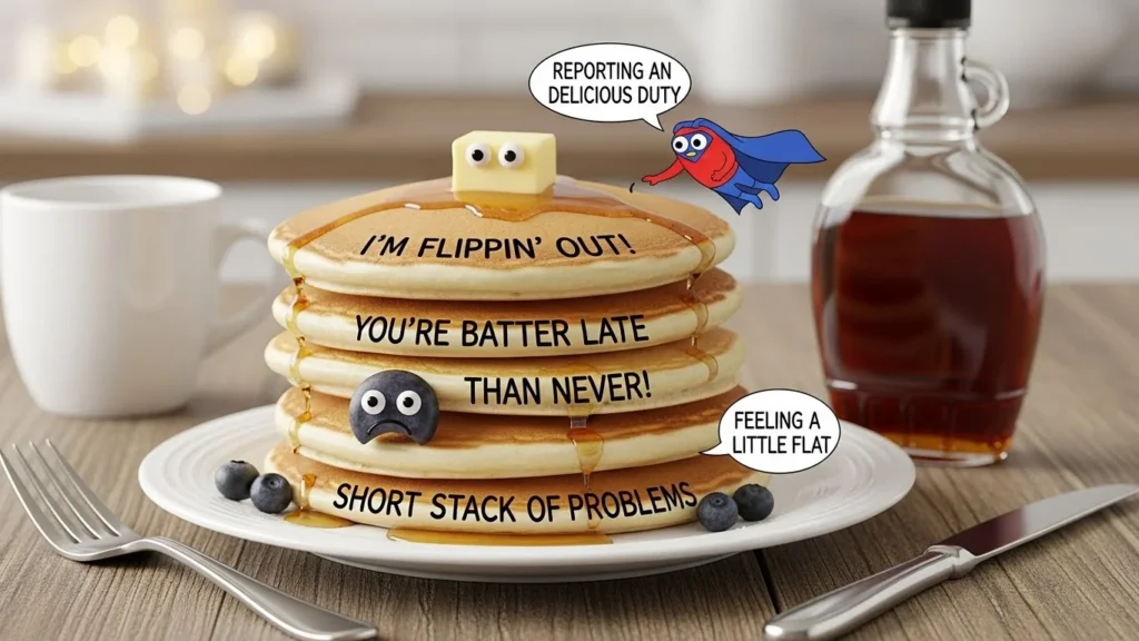 Funny pancake puns for everyday laughs