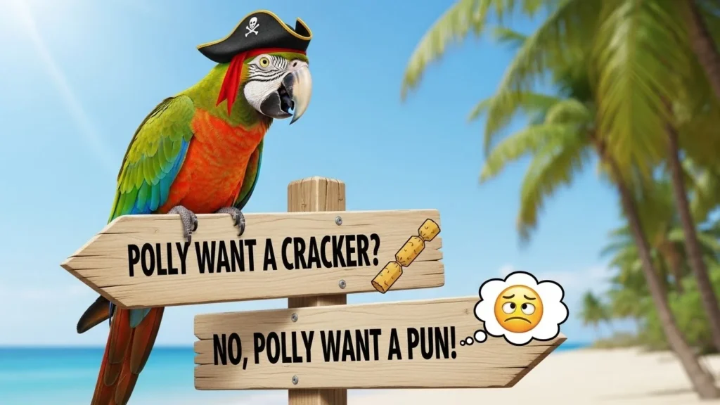 Funny parrot puns for everyday conversations 