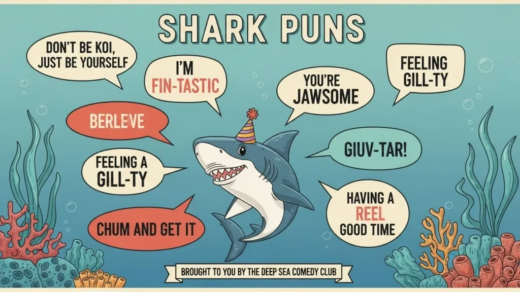 Funny shark puns for everyday laughs