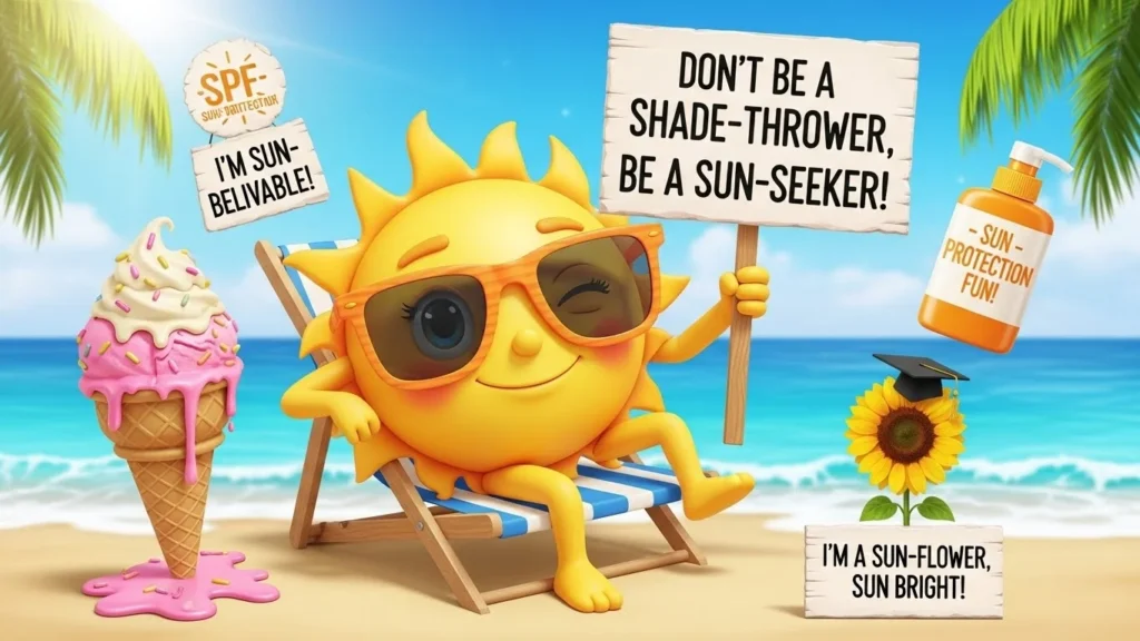 Funny sun puns for everyday conversations