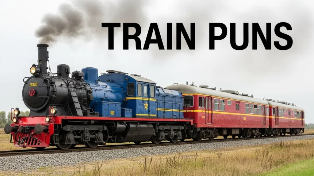Funny train puns for everyday conversations 
