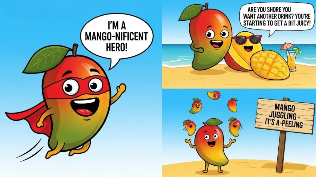 Mango puns for flirty conversations and dating apps