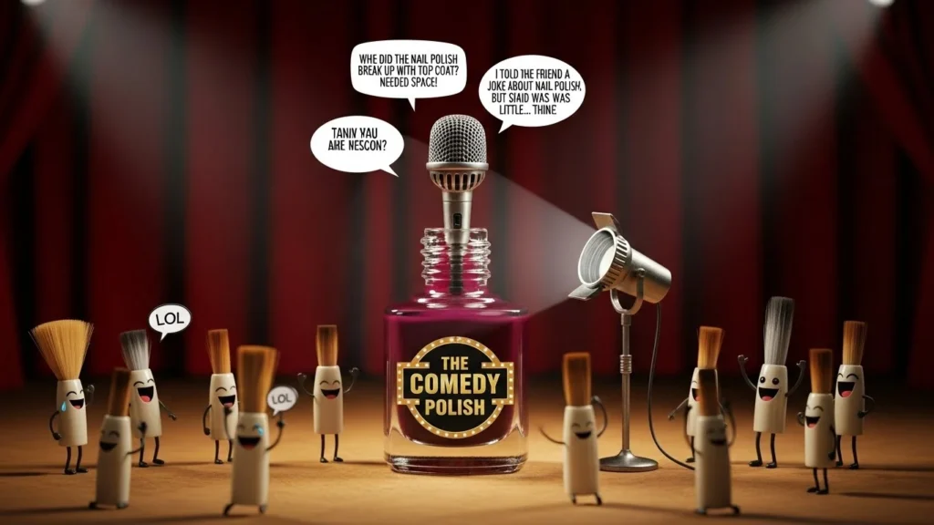 Nail polish jokes for everyday laughs and fun vibes