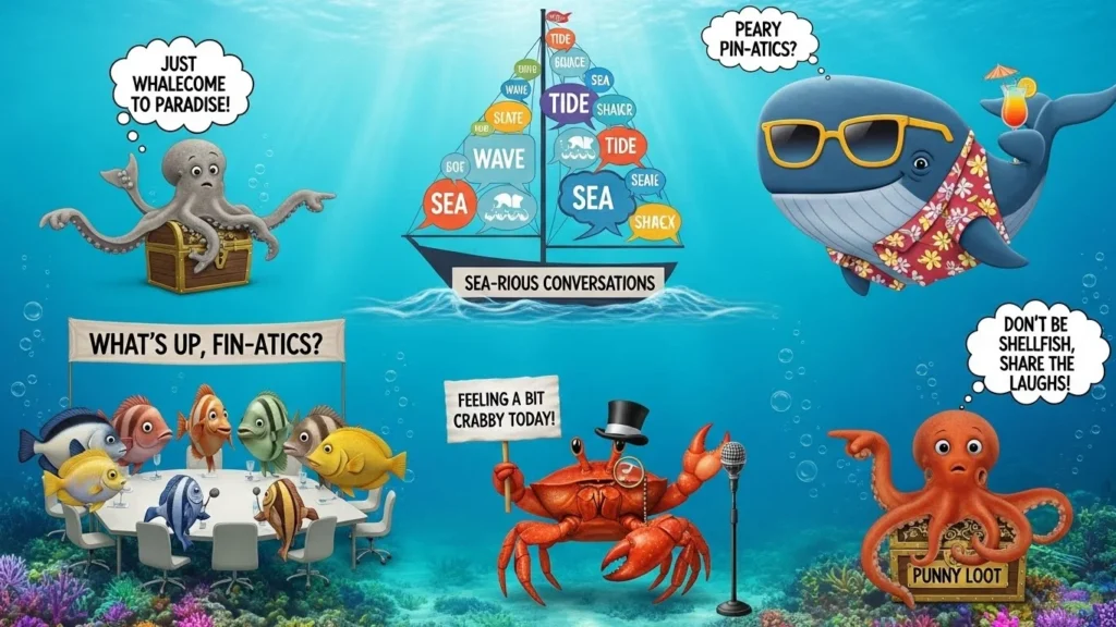 Ocean puns for Instagram captions