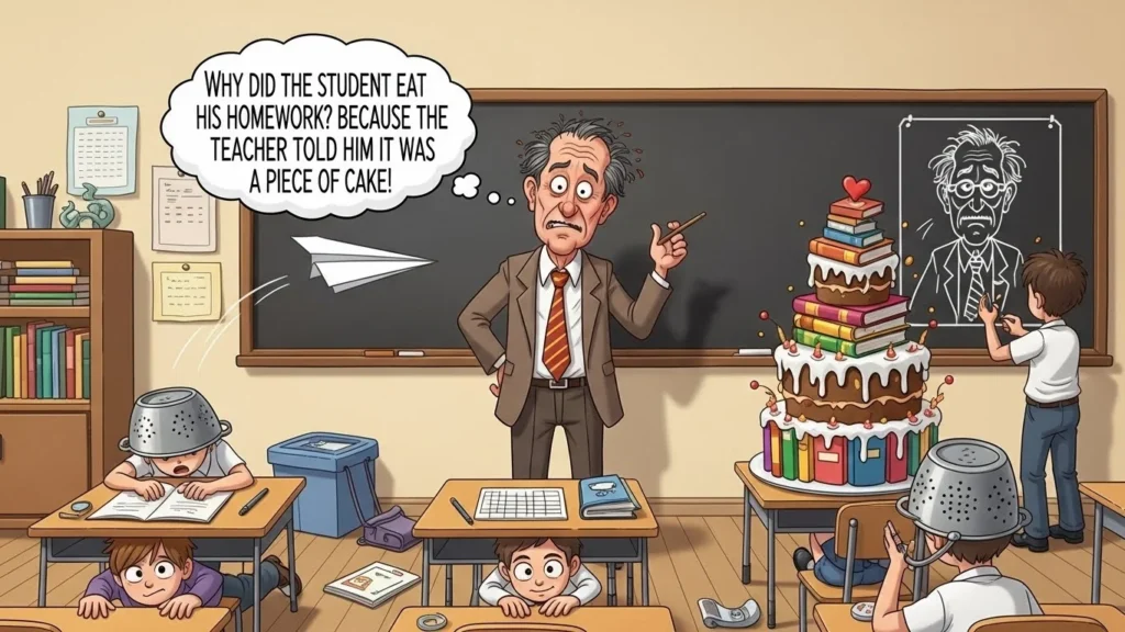 Teacher jokes for classroom laughs and school vibes
