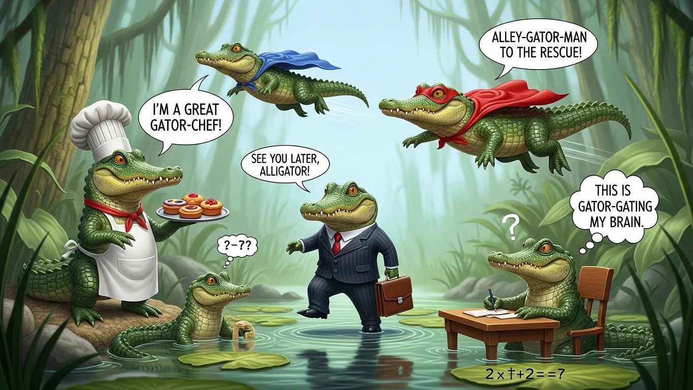 alligator puns