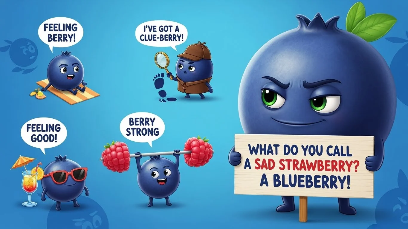 blueberry puns