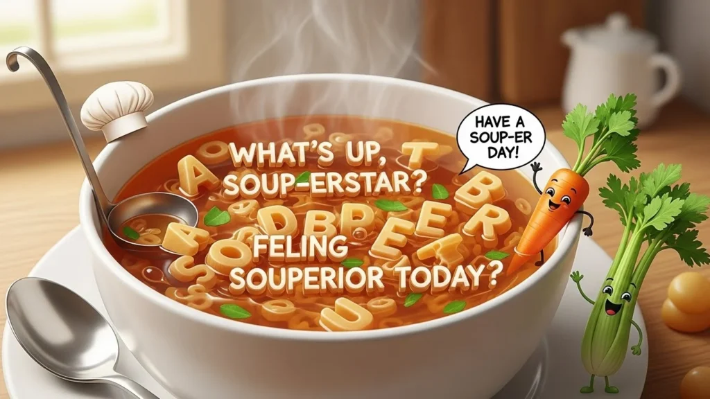 funny soup puns for everyday conversations