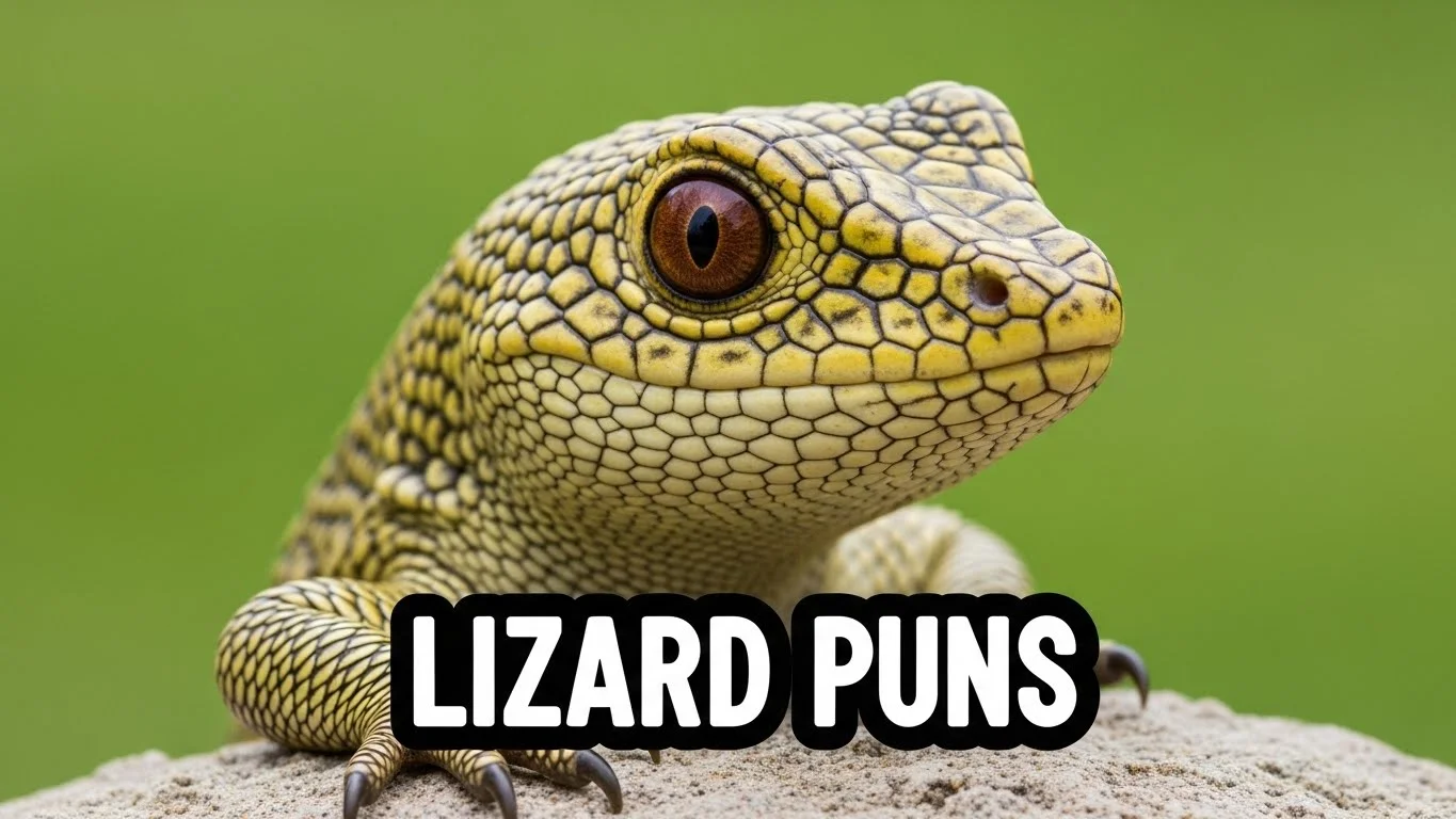 lizard puns