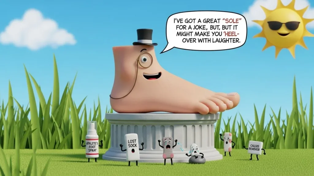 Funny foot jokes for everyday laughs