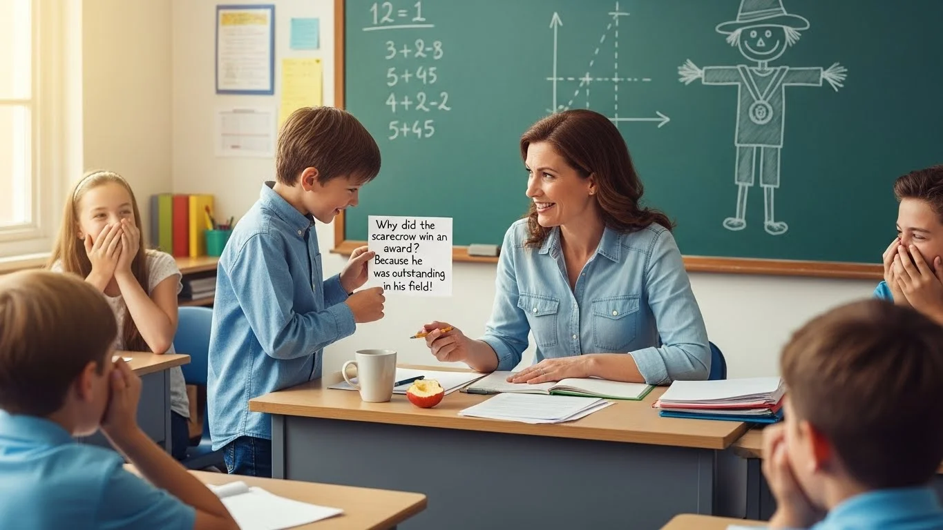 Funny jokes to tell your teacher in class