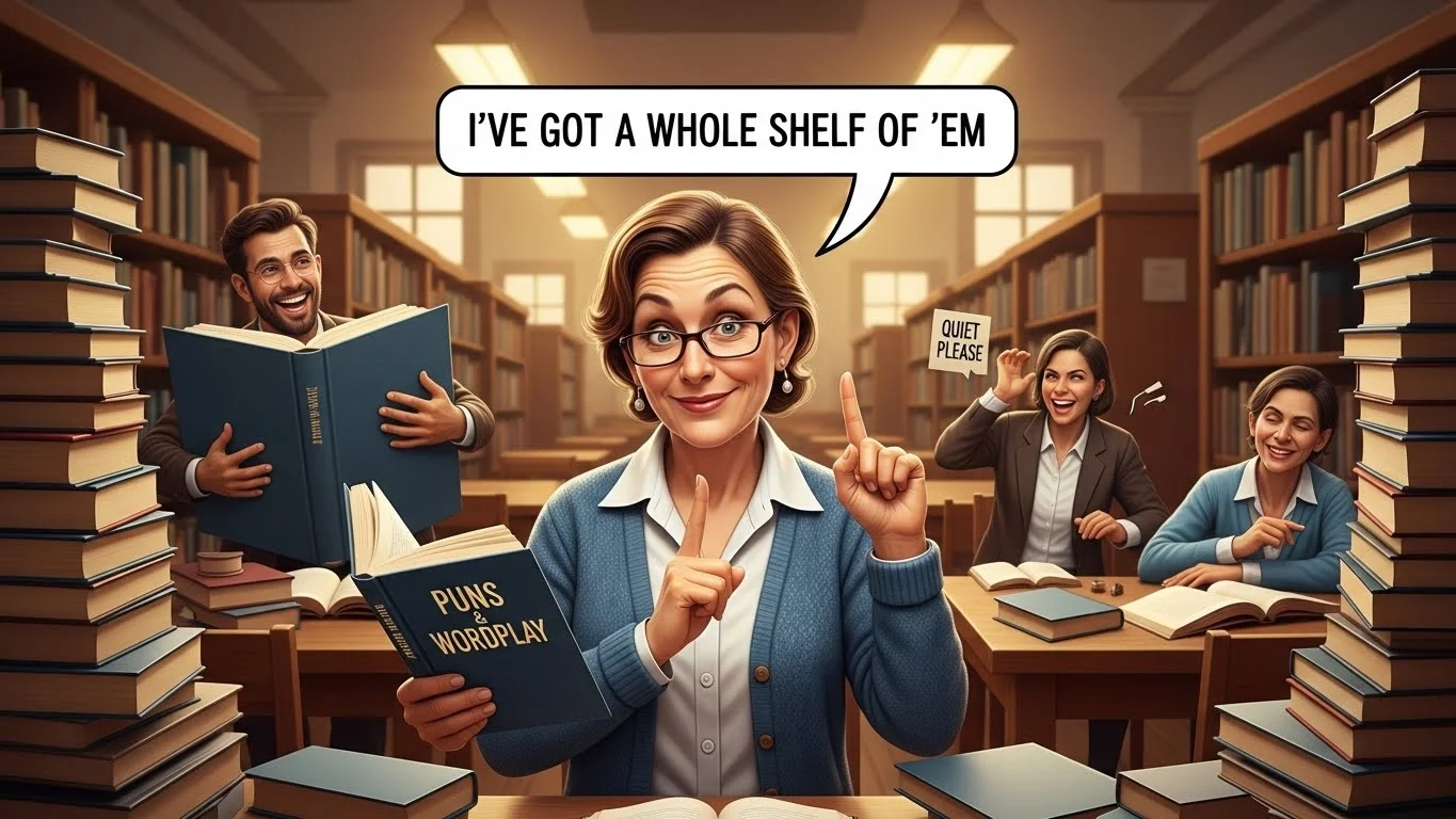 Funny librarian jokes for book lovers