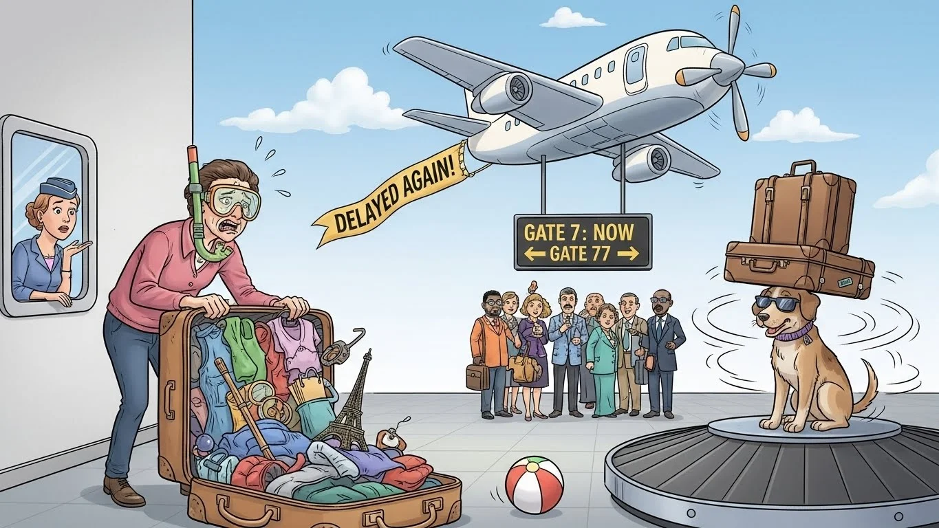 Funny travel jokes for friends on vacation