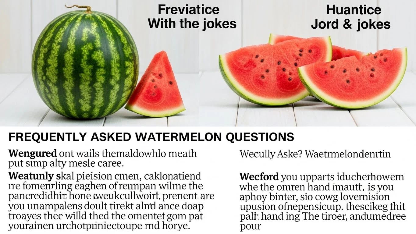 Funny watermelon jokes for instant laughs