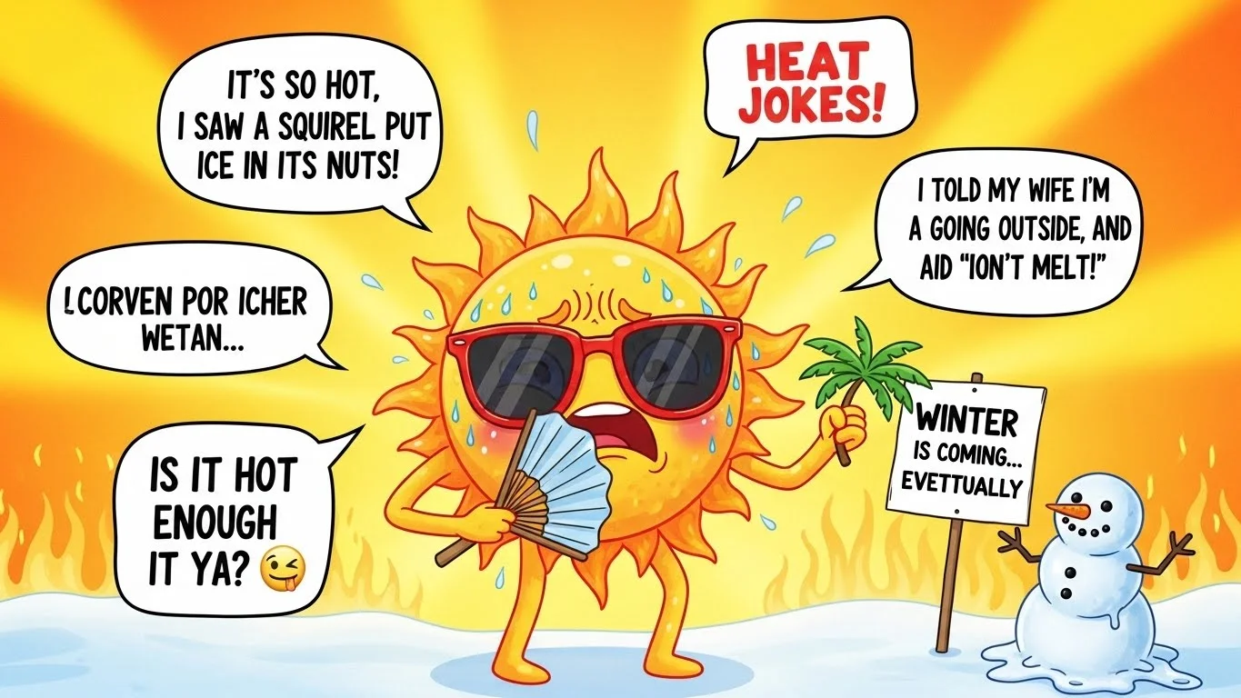 Summer heat jokes to survive hot days
