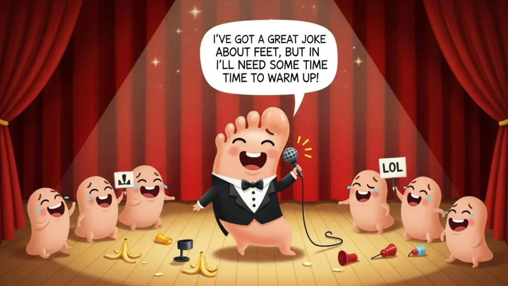 Toe jokes for everyday laughs