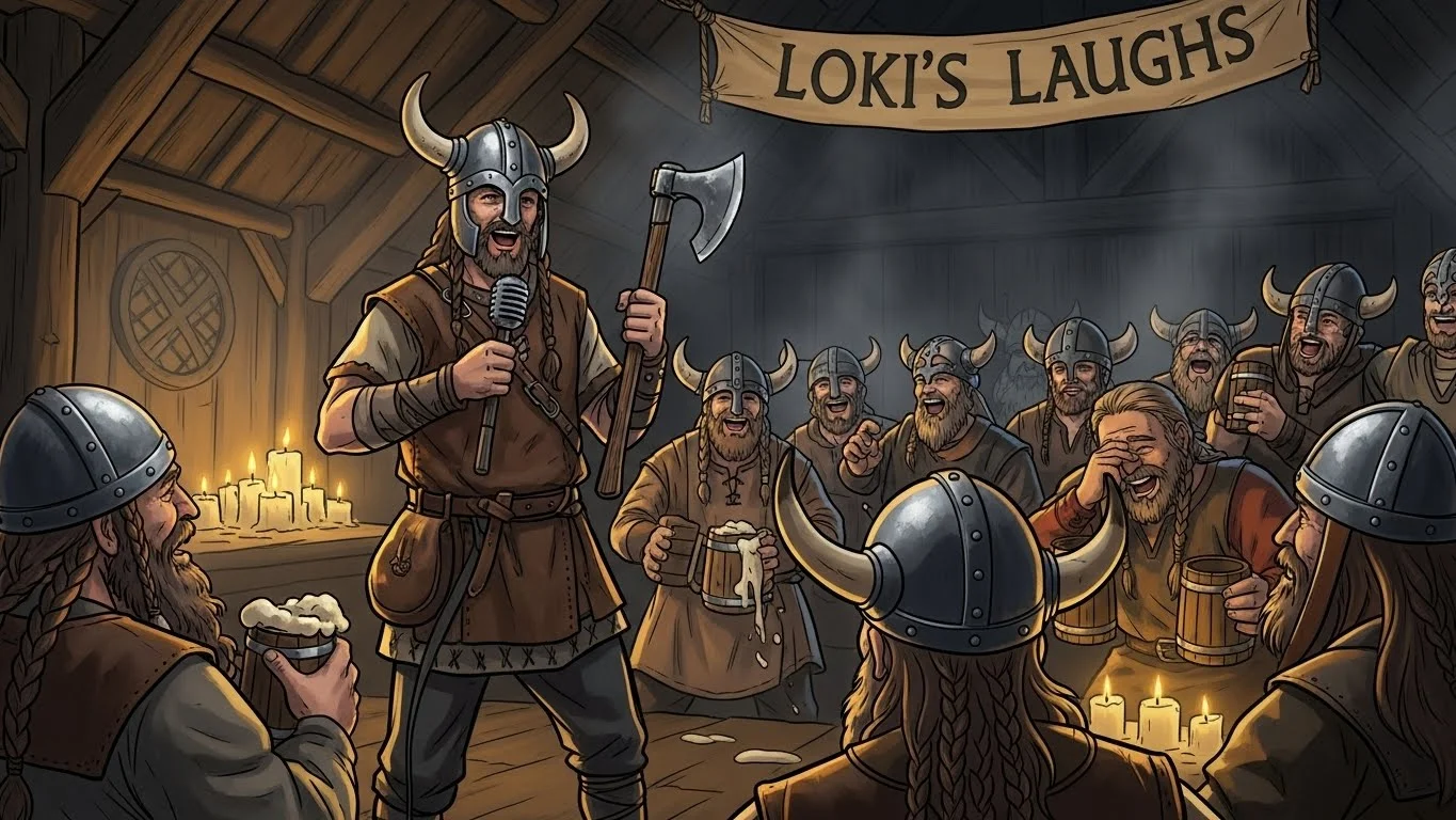 Viking jokes about warriors and battles