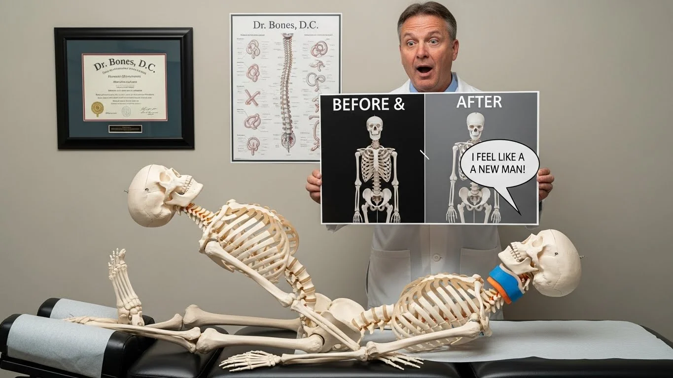 chiropractor jokes about back pain relief