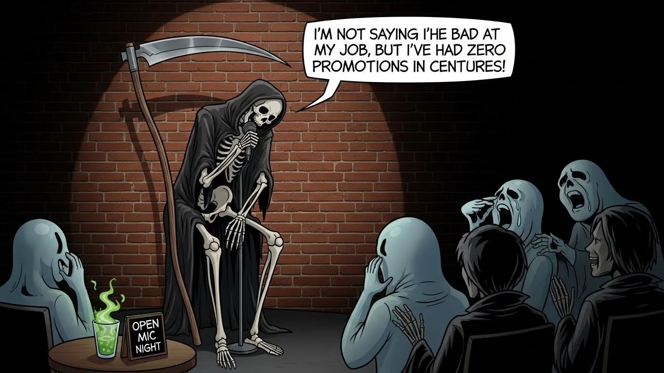 death jokes
