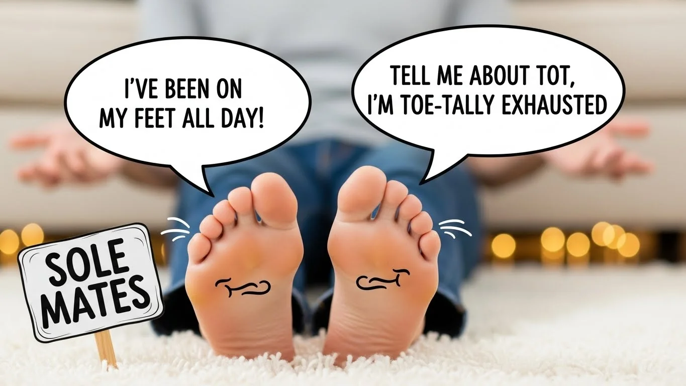 funny feet jokes for everyday life