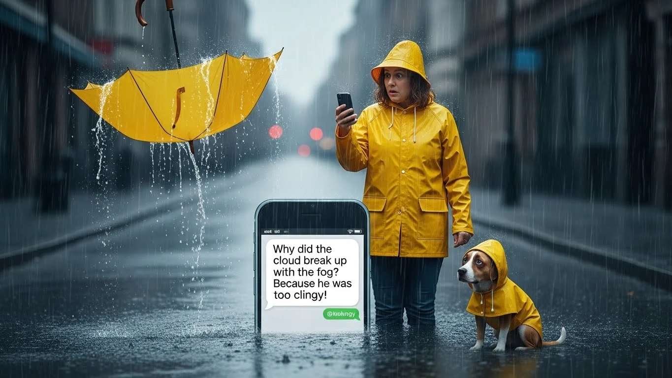 funny rainy day jokes everyone relates to