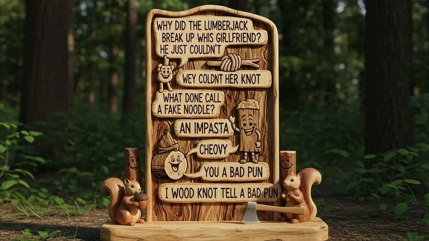 funny wood jokes for everyday laughs