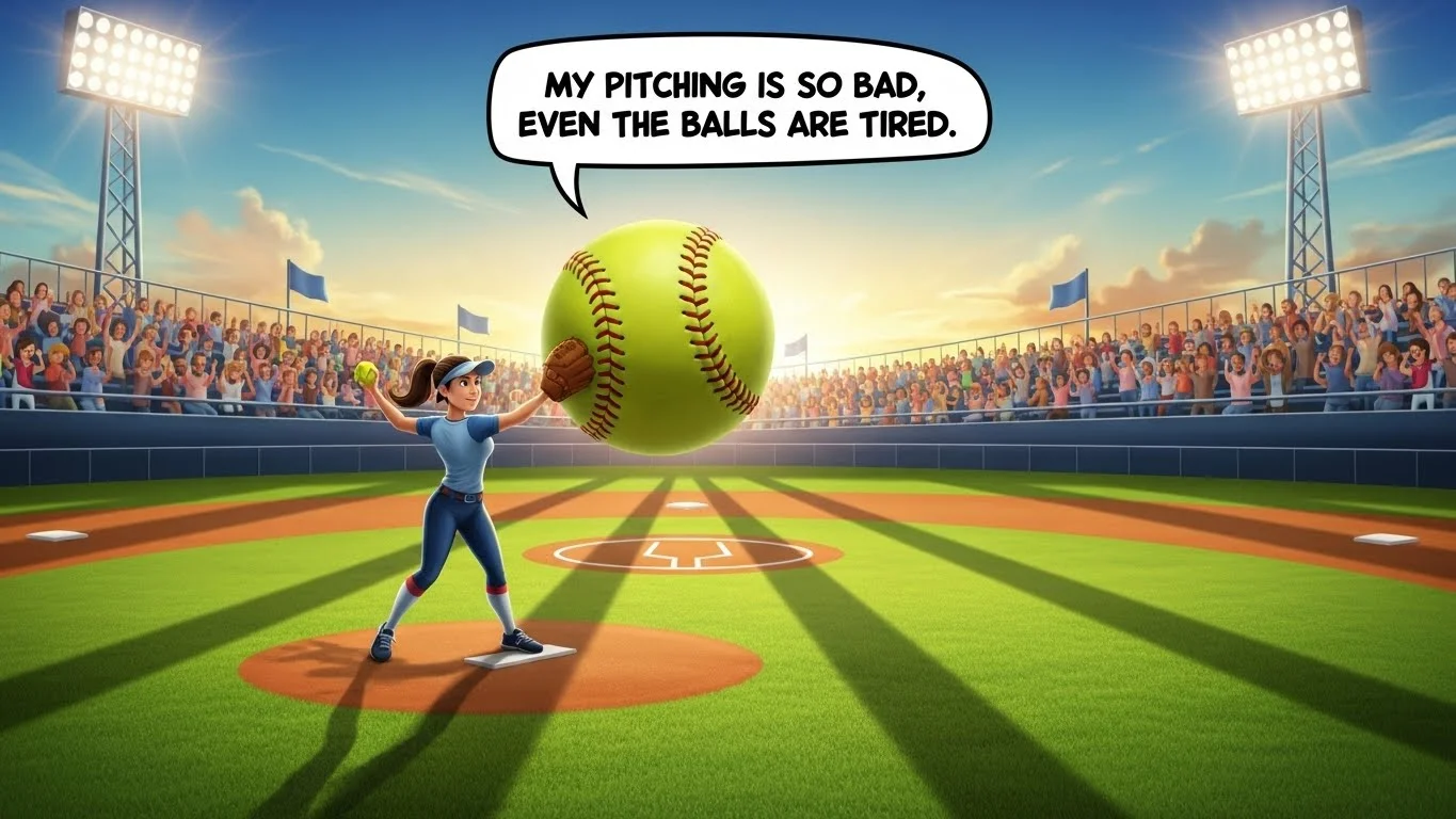softball jokes for players and teammates