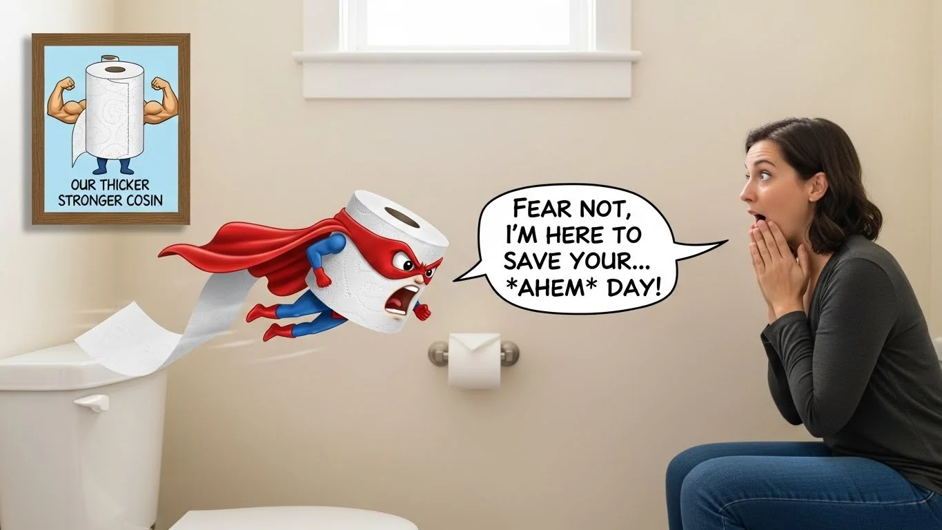 toilet paper jokes
