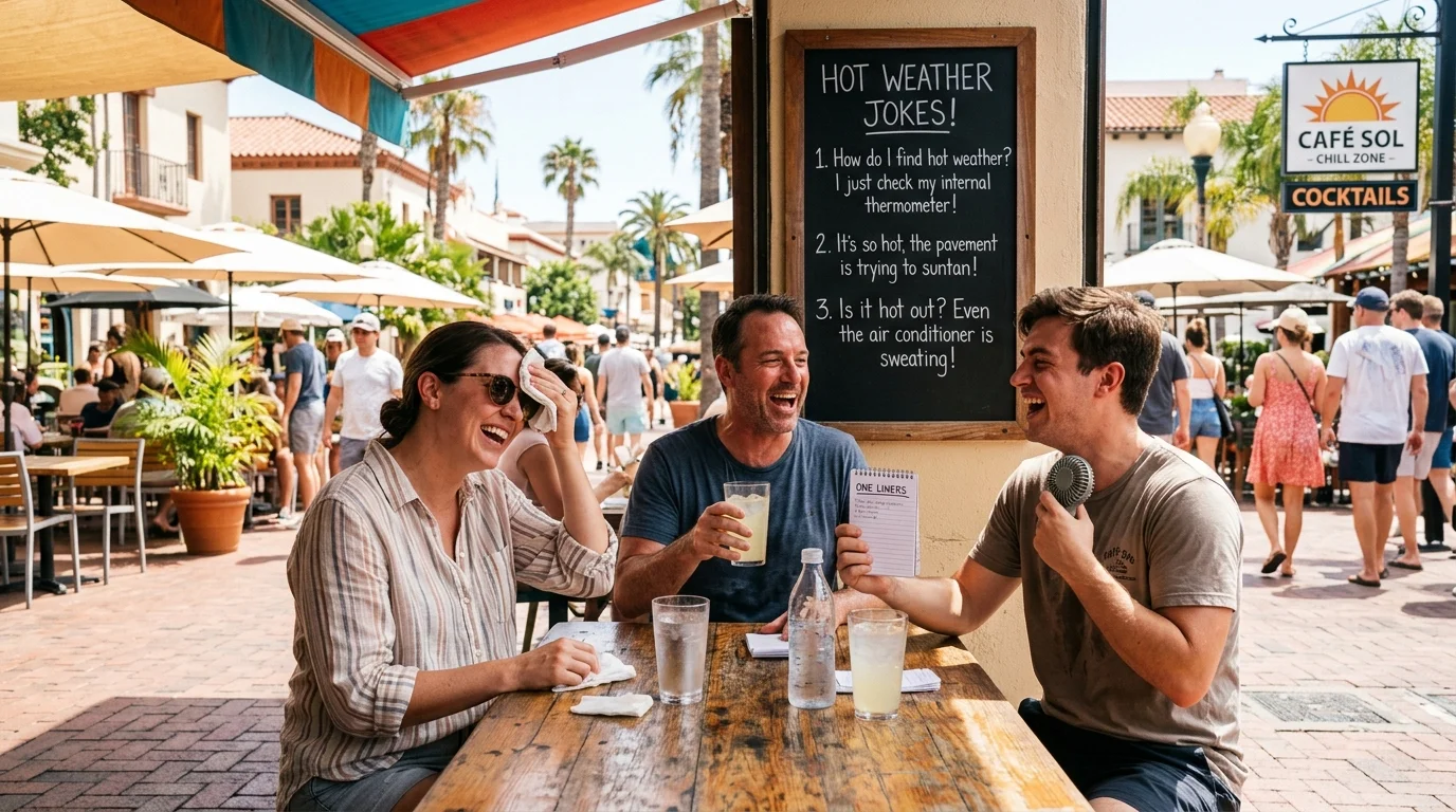 Hot Weather Jokes One Liners