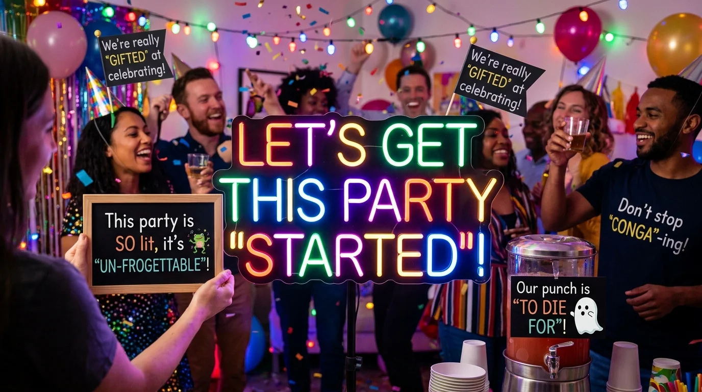 Party Puns One Liners