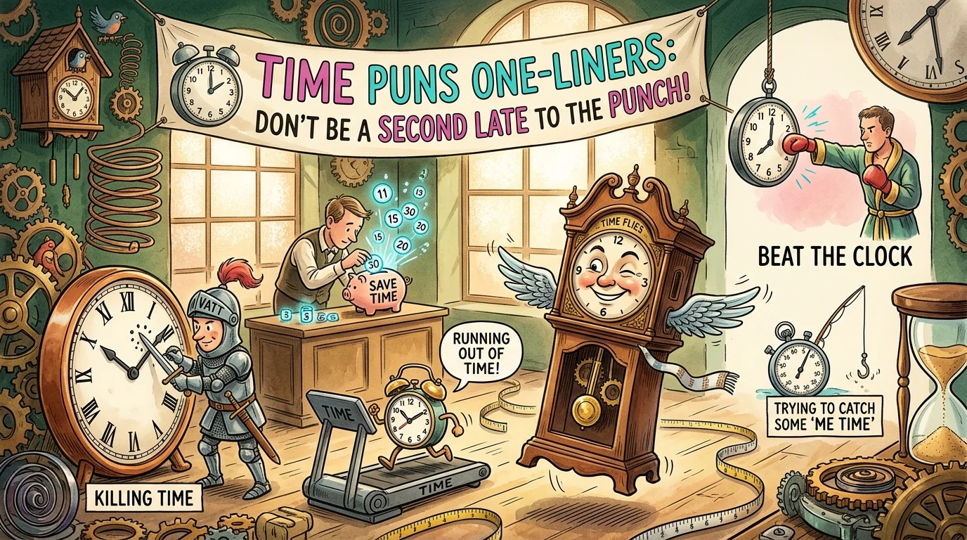 Time Puns One Liners