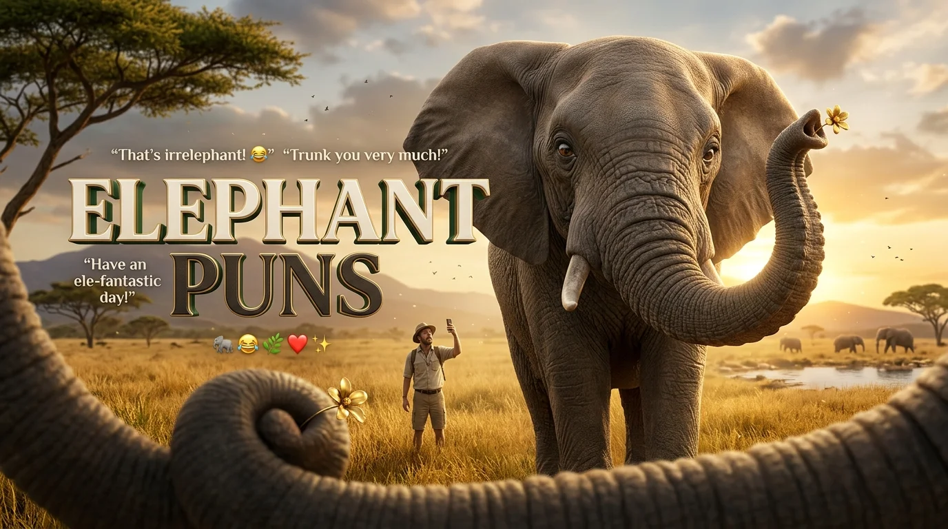 Elephant Puns One Liners